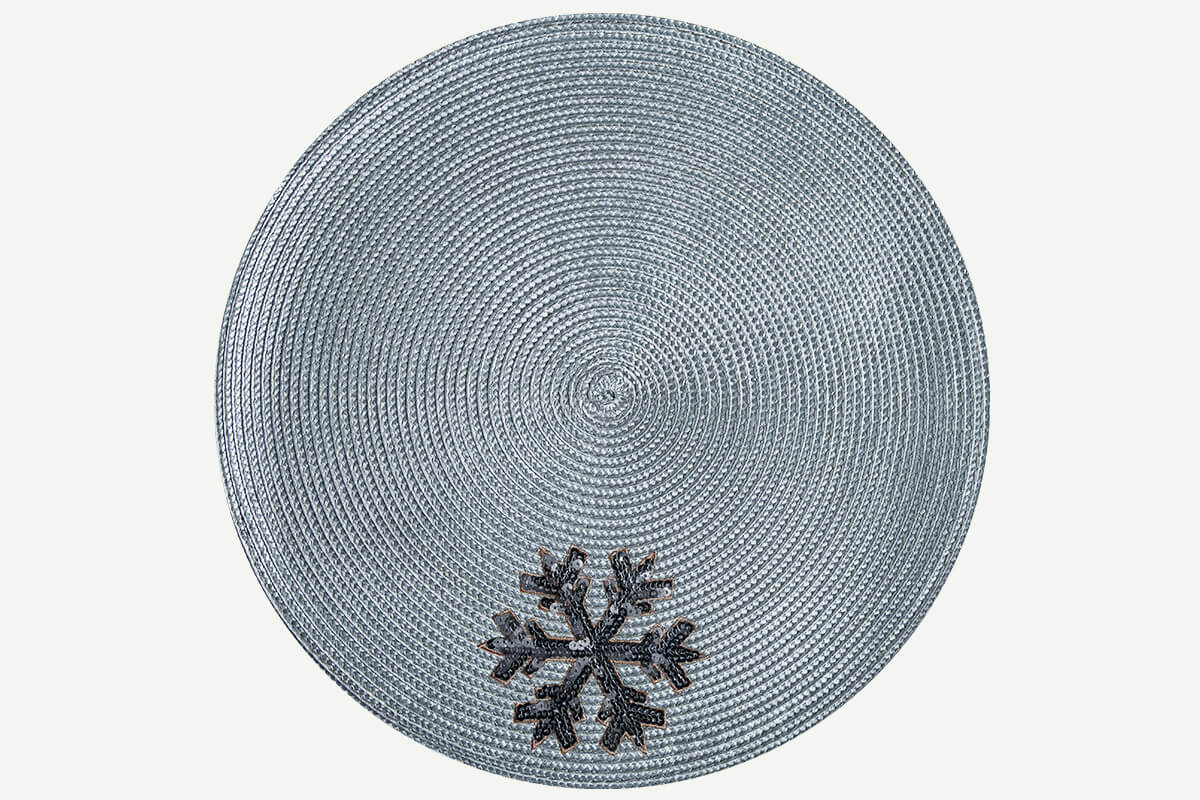 Pom pom round placemat