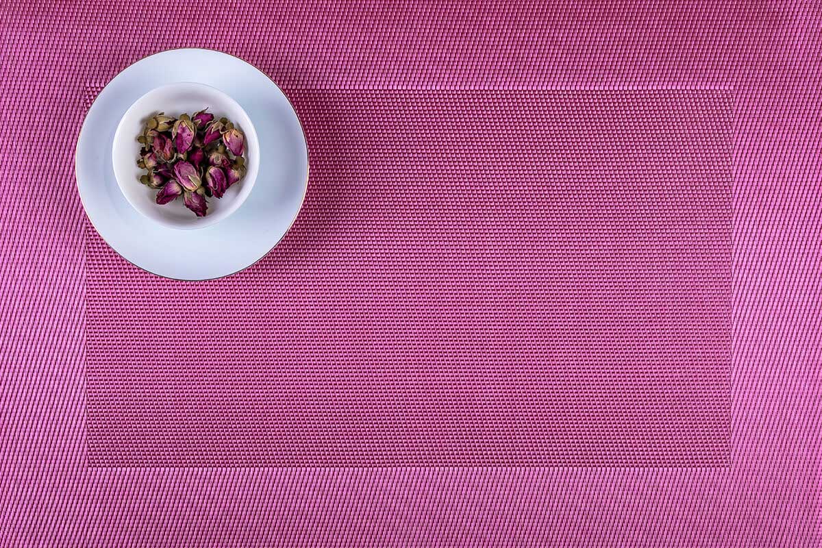 Bright colors elegant border placemats