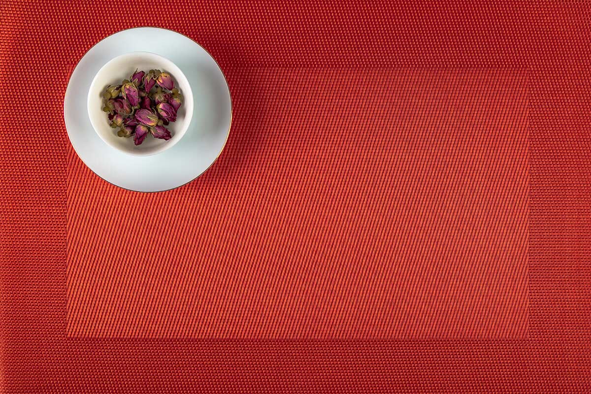 Bright colors elegant border placemats