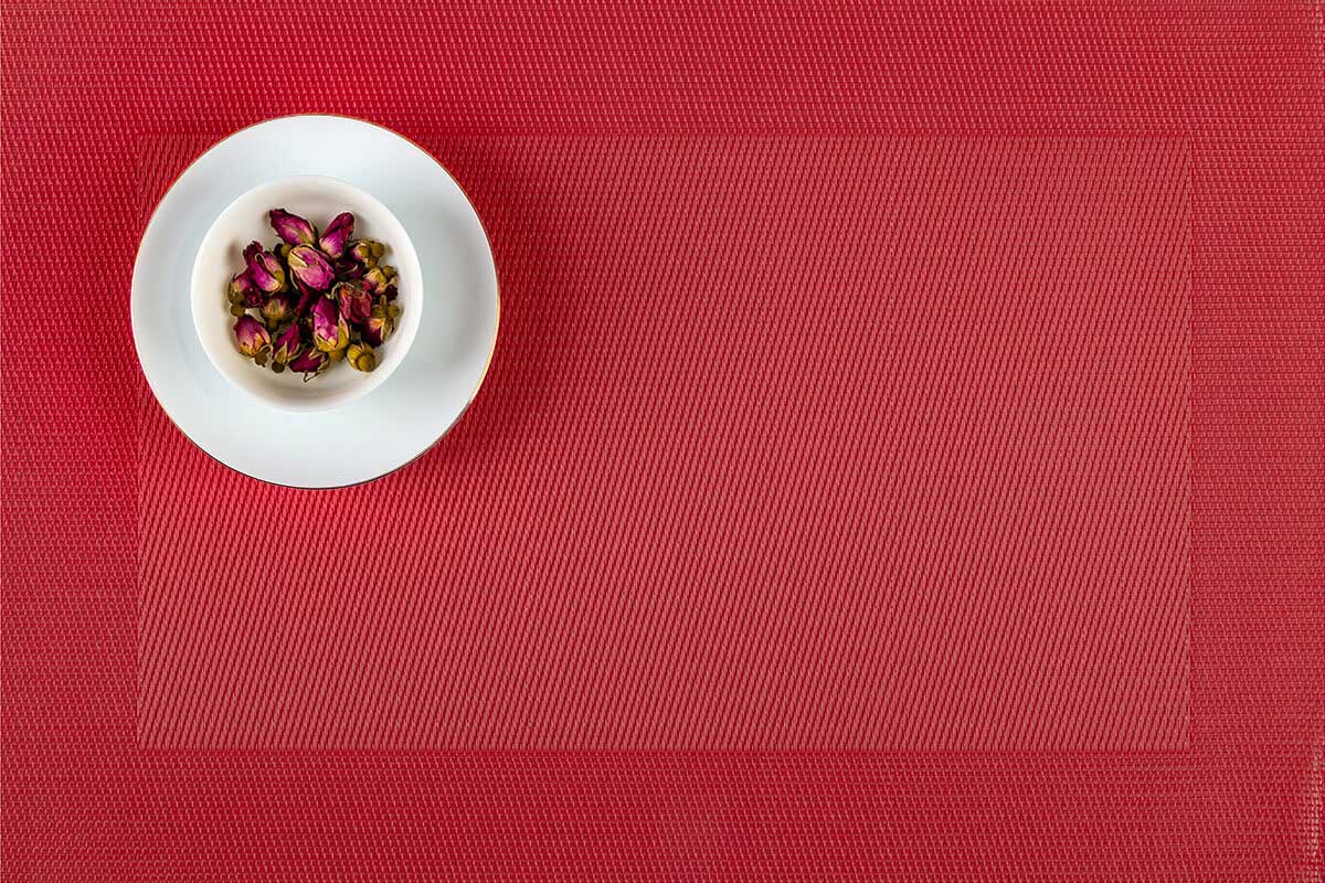 Bright colors elegant border placemats