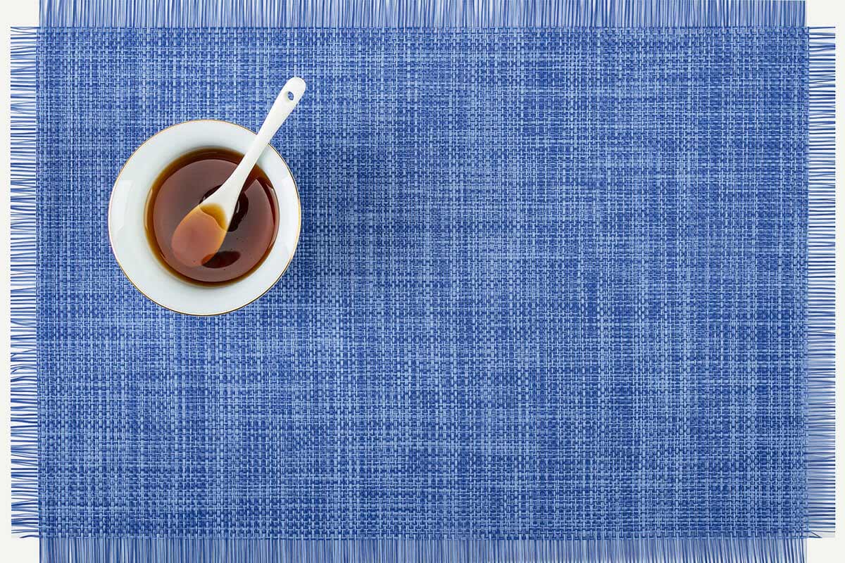 Fringed new design placemat