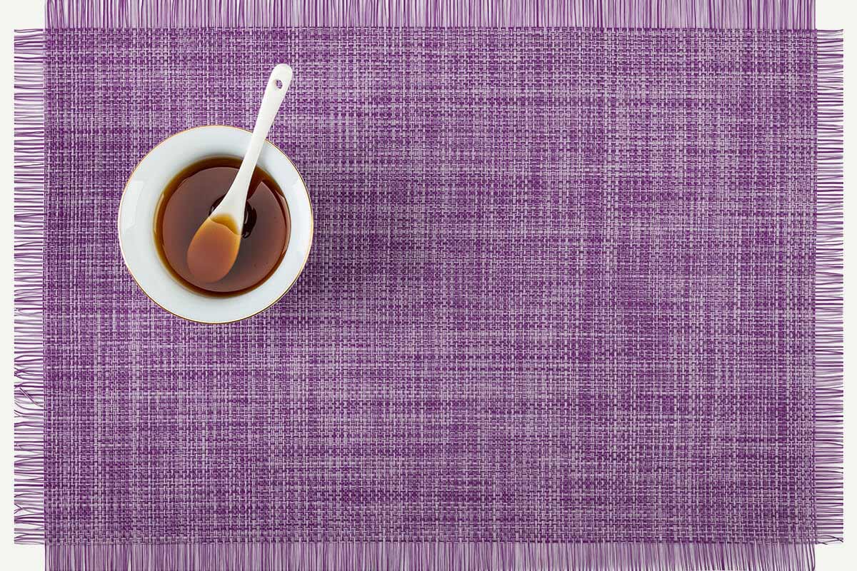 Fringed new design placemat