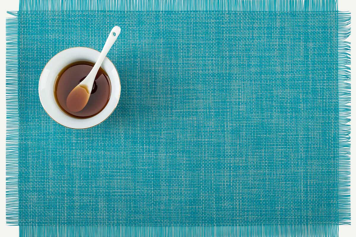 Fringed new design placemat