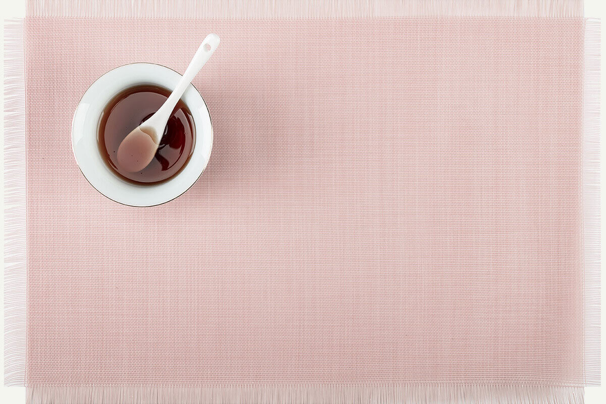 Fringed new design placemat