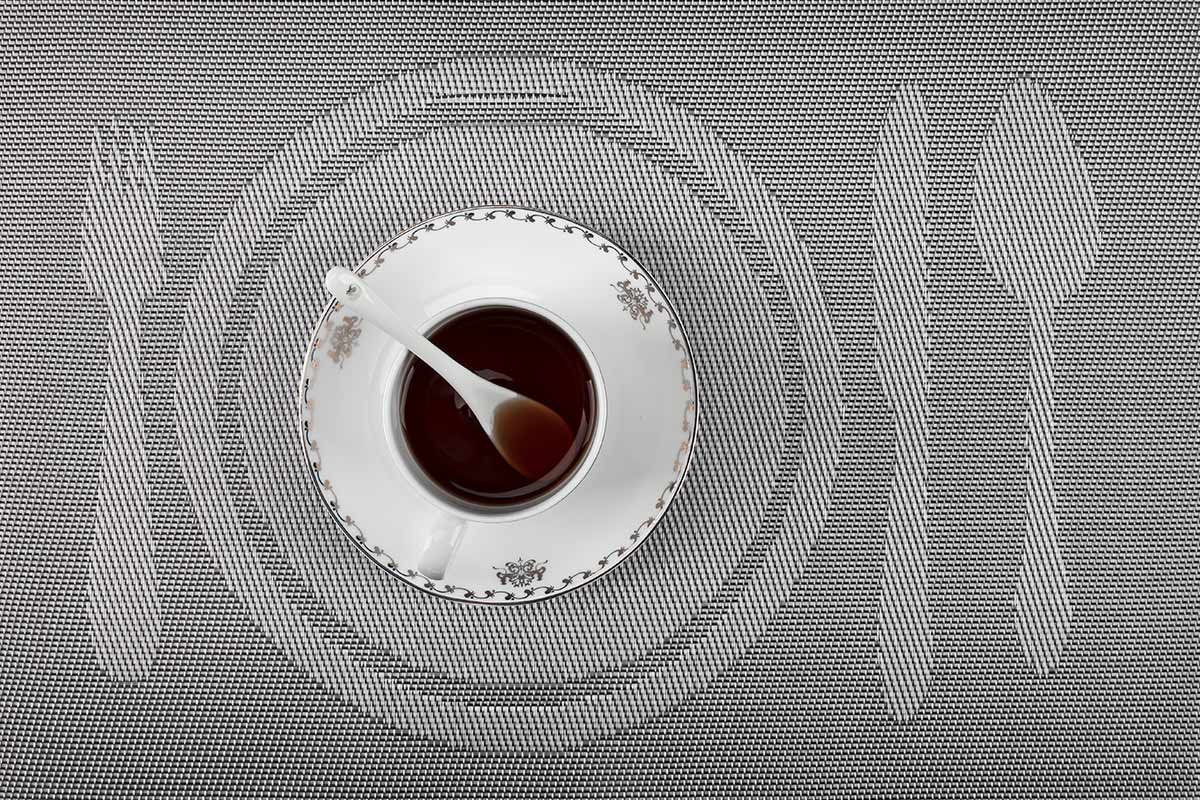 Knife and fork modern pvc placemat